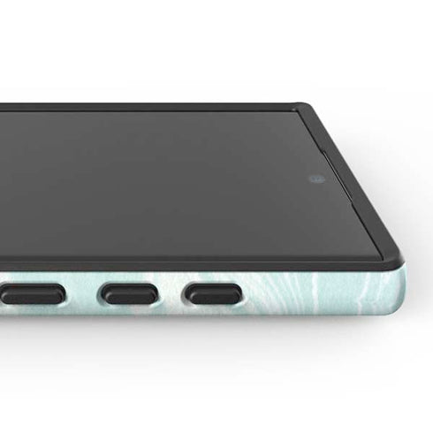 Marbleized Mint Galaxy S25 Ultra Impact Case